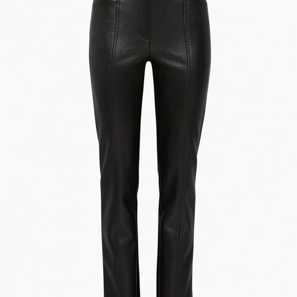 Aritzia Pants & Jumpsuits Aritzia Black Rebel Highwaisted Vegan Leather Pants In Size 2